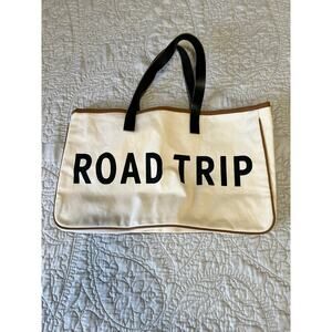 Road Trip Canvas Tote Bag by Santa Barbara Design Studio Cotton Leather Straps